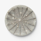 スパークルスパイダウお洒落ムタンハローウィンパーティ ペーパープレート (正面)