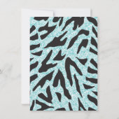 スパークルスリーポーバースパバースデーパーティ招待状 招待状 (裏面)