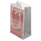 スパークルズ&グラマー、バラ金ゴールド誕生会 スモールペーパーバッグ (正面アングル)