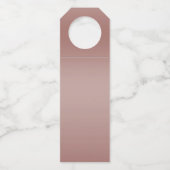 スパークルズ&グラマー、バラ金ゴールド誕生会 ボトルネックタグ (裏面)