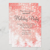 スパークルズ《写真》ぼけ味の松の木の企業の休日 招待状 (正面/裏面)