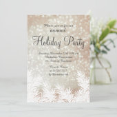 スパークルズ《写真》ぼけ味の松の木の企業の休日 招待状 (スタンド正面)