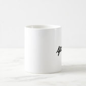 スパークルタイポグラフィ コーヒーマグカップ (中央)