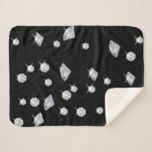 スパークルダイヤモンド シェルパブランケット (正面(横))