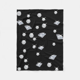 スパークルダイヤモンド フリースブランケット