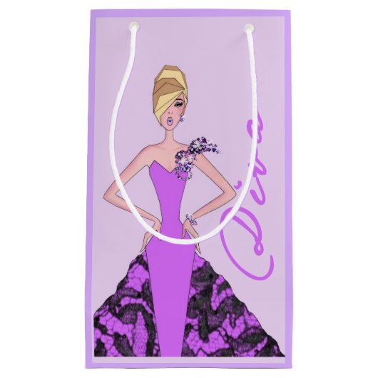 「スパークルディヴァ」抱き枕 スモールペーパーバッグ (正面)