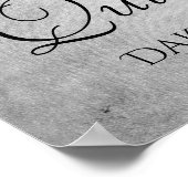 スパークルドリップキンセアニェラ |シルバーダイヤモンドアイシング ポスター (角)