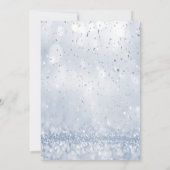 スパークルドレス、ティアラプリンセス《写真》ぼけ味スウィート16 招待状 (裏面)