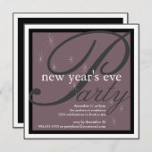 スパークルニかわいらしューイーブパーティの招待状 招待状 (正面/裏面)