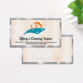 スパークルハウスロゴ |シャインの泡をクリーニング (デスク)