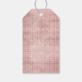 スパークルバラ金ゴールドグラムブラウングリッター ギフトタグ (裏面)