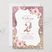 スパークルバラ金ゴールドグリッターとフローラ2歳 招待状 (正面)