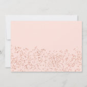 スパークルバラ金ゴールドグリッターガウンドレスシックスイート16 招待状 (裏面)