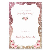 スパークルバラ金ゴールドグリッターフローラ座席表 テーブルナンバー (正面)