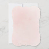 スパークルバラ金ゴールドグリッターフローラ甘い16誕生日 招待状 (裏面)