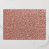 スパークルバラ金ゴールドバタフライドレスキンセアニェラ 箔招待状 (裏面)