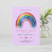 スパークルバースデーパーティー 招待状 (スタンド正面)