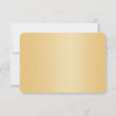 スパークルビーチシー結婚シェルの反応 出欠カード (裏面)