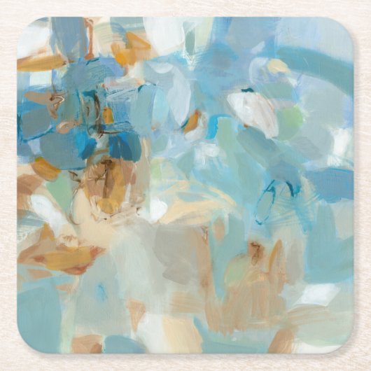 スパークルビーチ スクエアペーパーコースター (正面)