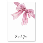 スパークルピンクコケットボウ1st テーブルナンバー (裏面)