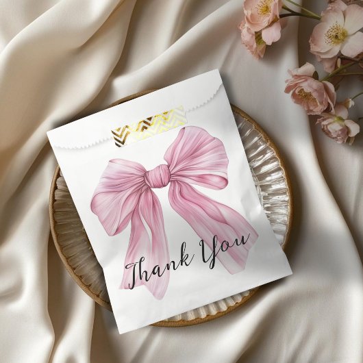 スパークルピンクコケットボウ1st フェイバーバッグ