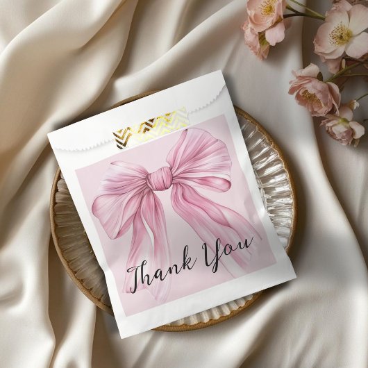 スパークルピンクコケットボウ1st フェイバーバッグ