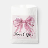 スパークルピンクコケットボウ1st フェイバーバッグ (正面)