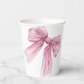 スパークルピンクコケットボウ1st 紙コップ (裏面)