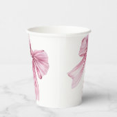 スパークルピンクコケットボウ1st 紙コップ (右)