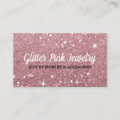スパークルピンクジュエリー 名刺 (正面)