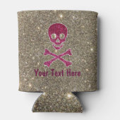 スパークルピンクスカルクーラーボックス 缶クーラー (裏面)