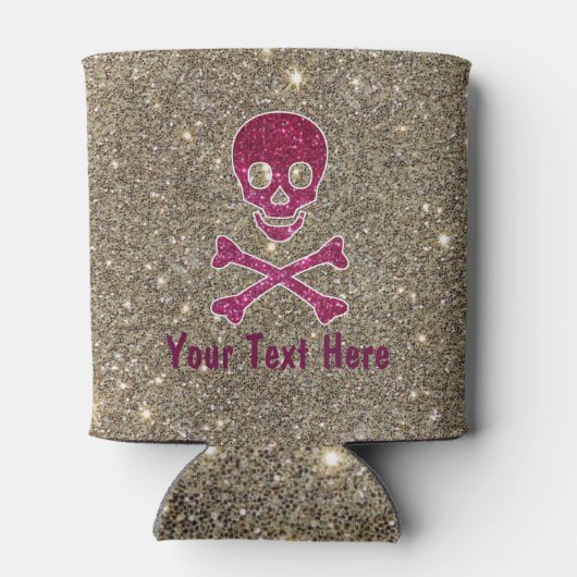 スパークルピンクスカルクーラーボックス 缶クーラー (裏面)