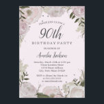 スパークルピンクフローラ90th誕生日パーティー 招待状<br><div class="desc">リトルかわいらしベイリー店でフローラ誕生日招待状をもっと！以下のアートワークを使用している： www.createthecut.com</div>