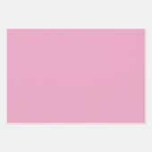 スパークルピンク金ゴールドグレームユニコーン誕生日 ラッピングペーパーシート (正面3)