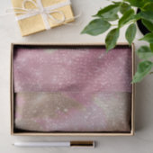 スパークルピンク金ゴールド南西フェイク牛革誕生日 薄葉紙 (ギフト)