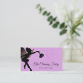 スパークルフェアリーのメイドハウス清掃サービス事業 名刺 (スタンド正面)