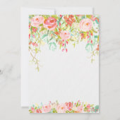 スパークルフェアリーエンチャントドガーデン誕生日 招待状 (裏面)