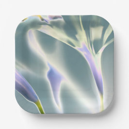 スパークルフラワー紙プレート ペーパープレート