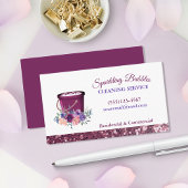 スパークルフローラバケット清掃サービス 名刺