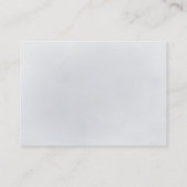 スパークルブルーのグリッターとフローラ要求 エンクロージャーカード (裏面)