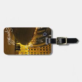 スパークルホリデー写真カード ラゲッジタグ