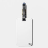 スパークルホリデー写真カード ラゲッジタグ (裏面縦)