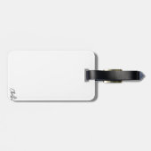 スパークルホリデー写真カード ラゲッジタグ (裏面横)