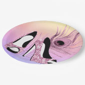 スパークルポンプファンシー ペーパープレート (アングル)