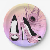 スパークルポンプファンシー ペーパープレート (正面)