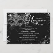 スパークルマスクスターナイトマスカレードキンセアニラ 招待状 (正面)