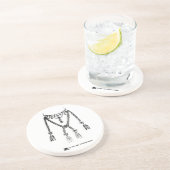 スパークルマリーアントワネットのダイヤモンドネックレス コースター (側面)