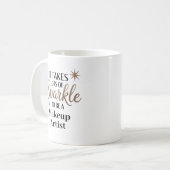 スパークルメイクアップアーティスト コーヒーマグカップ (正面左)