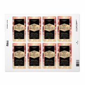 スパークルモダンスエレガントスクリプト体バターのラベル ラベル (フルシート)