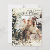 スパークルモダンスエレガント・クリスマスフォト・カード シーズンカード (正面)